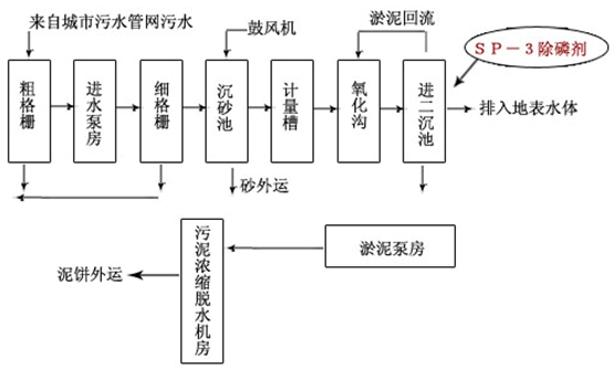 污水處理廠除磷藥劑的投加位置